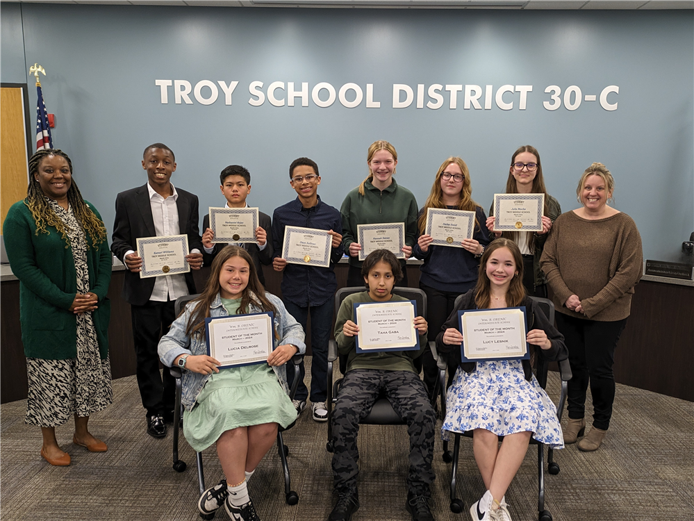  Picture of Troy 30-C March Students of the Month